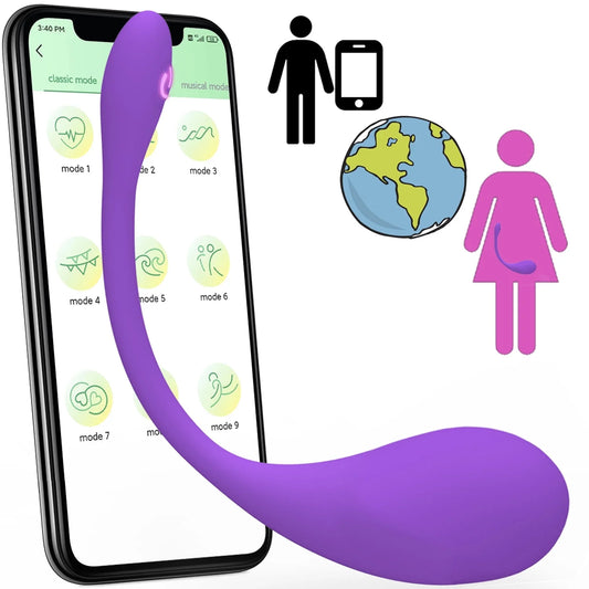 APP Remote Control Vibrator Bluetooth Wearable Vibrating Panty Bullet