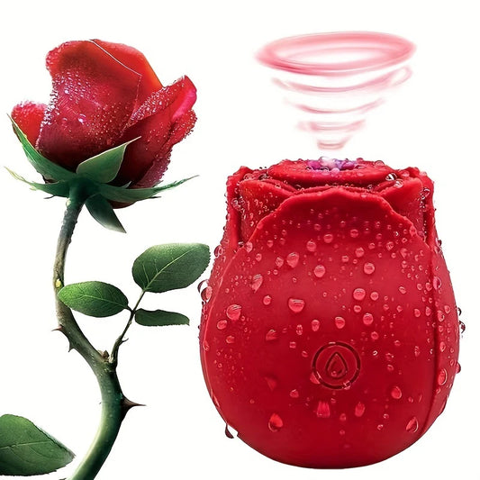 Powerful Sucking Rose Vibrator Stimulator 